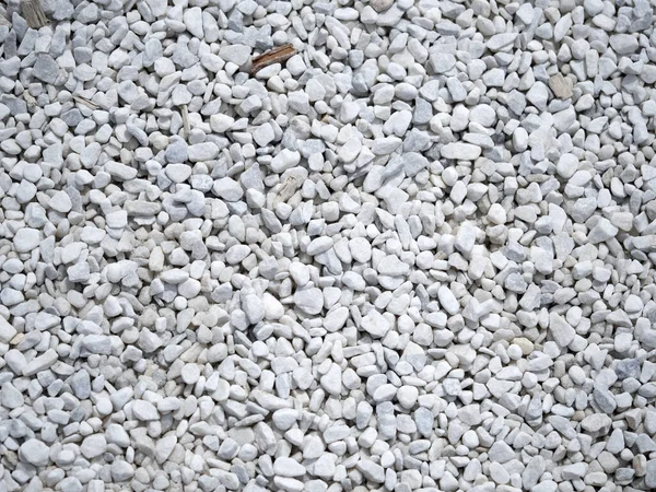 Pearly White Small Stones Background Texture — Stock Photo, Image