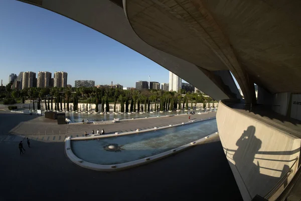 Valencia Spain Ciutat Les Arts Les Ciencies City Arts Sciences —  Fotos de Stock