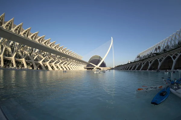 Valencia Spain Ciutat Les Arts Les Ciencies City Arts Sciences — Stockfoto