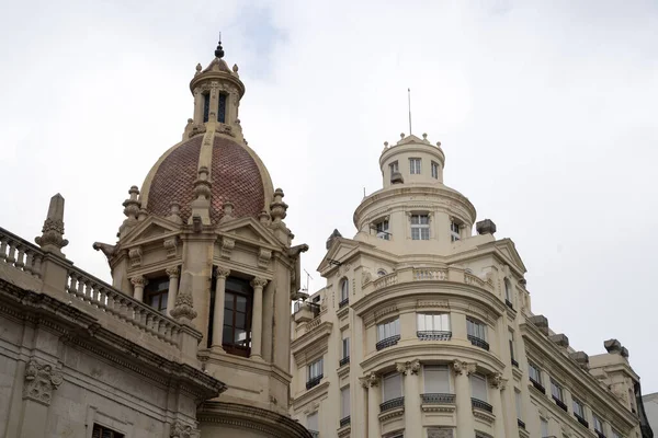 Valencia Historic Town Hall Famous Building — Foto de Stock