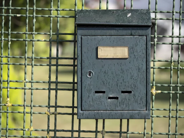 Postbox Countryside House Fence Name — Stock Photo, Image