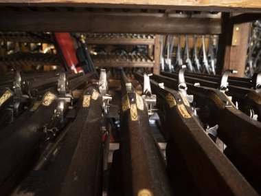 Ortaçağ demir ahşap telaş ayrıntıları