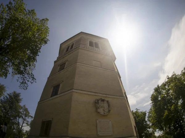 Graz Áustria Relógio Histórico Torre Vista — Fotografia de Stock