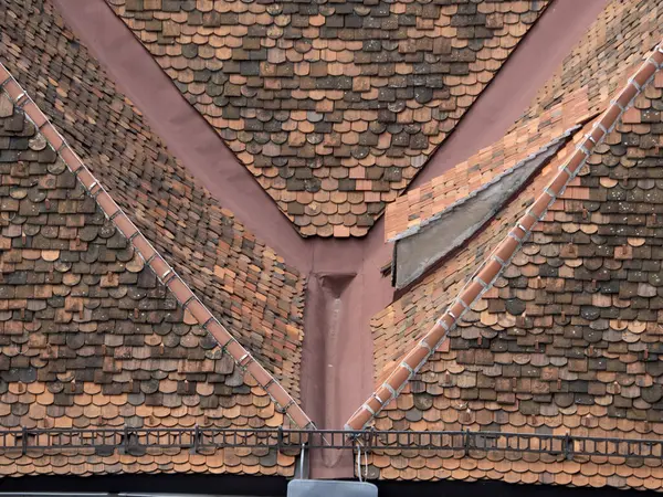 Graz Austria Roofs Details Tiles View Cityscape — Stock Photo, Image