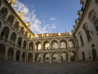 Lanhaus Graz Avusturya tarihi ev manzaralı