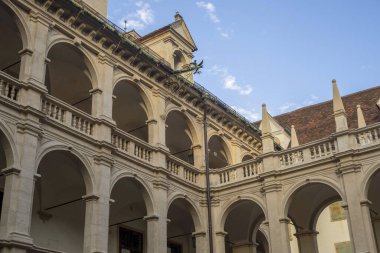Lanhaus Graz Avusturya tarihi ev manzaralı
