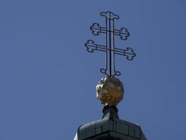 Graz Avusturya tarihi Kubbe Katedrali Çatı dekorasyonu manzaralı kilise detayı