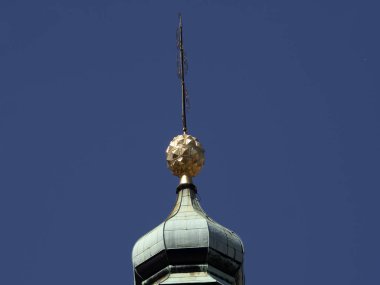 Graz Avusturya tarihi Kubbe Katedrali Çatı dekorasyonu manzaralı kilise detayı