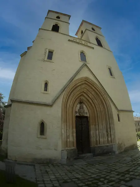 Graz Oostenrijk Historische Maria Heilige Maria Kerk Uitzicht Stad — Stockfoto