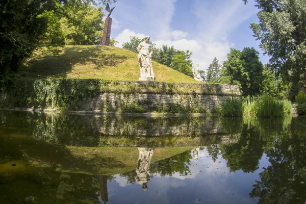 Австрийские Сады Видом Городской Парк — стоковое фото