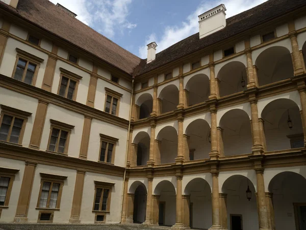 Grazer Historisches Schloss Eggenberg Parkblick — Stockfoto