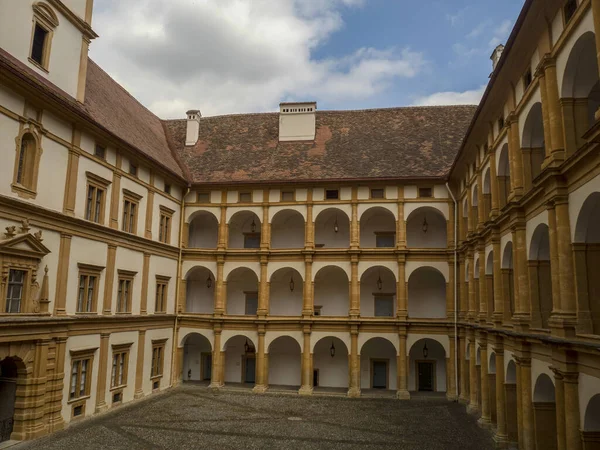 Graz Historical Eggenberg Castle Building Park View — 스톡 사진