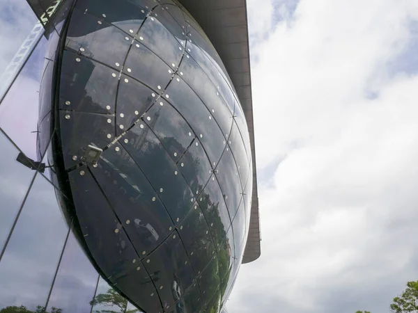 Kunsthaus Graz Amigável Alienígena Graz Áustria Telhados Detalhe Moderno Edifício — Fotografia de Stock