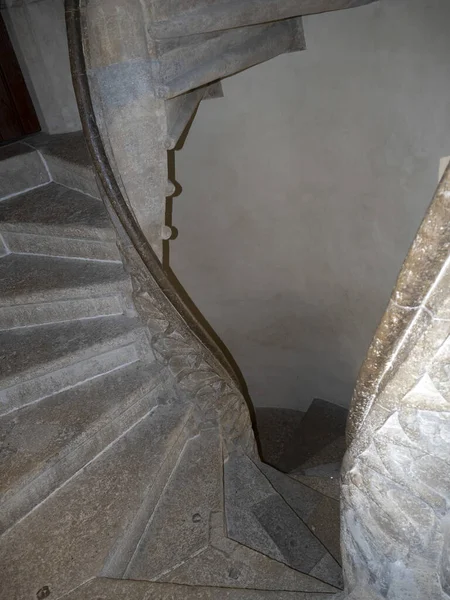 Public Double Spiral Stairway Graz Austria — Stock Photo, Image