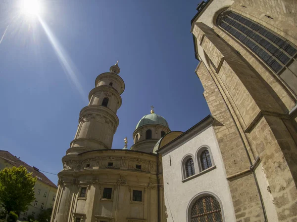 Graz Österreich Historische Kuppel Domkirche Blick — Stockfoto