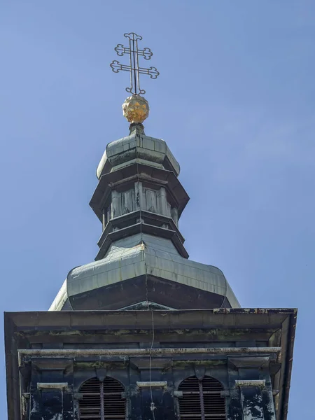 Graz Rakousko Historické Kopule Katedrála Kostel Detail Střešní Dekorace Pohled — Stock fotografie