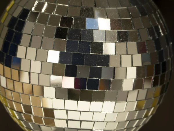 mirror dance rotating ball detail close up