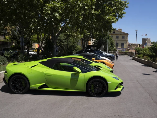 Grasse Frankrijk Juni 2022 Lamborghini Bull Run Van Bull Days — Stockfoto