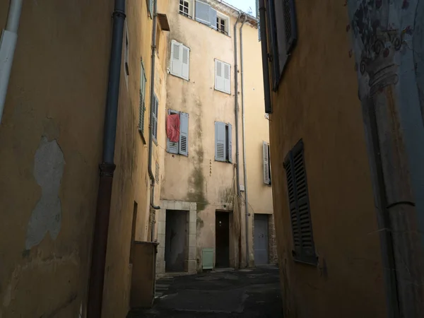 Grasse Francia Borgo Medievale Provence Alpi Antiche Case Storiche — Foto Stock