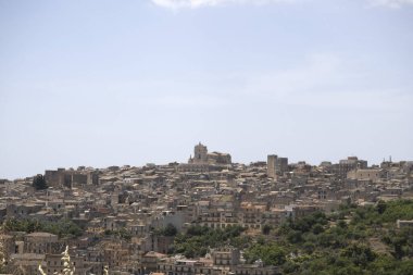 modica sicily köy şehir manzarası panoraması