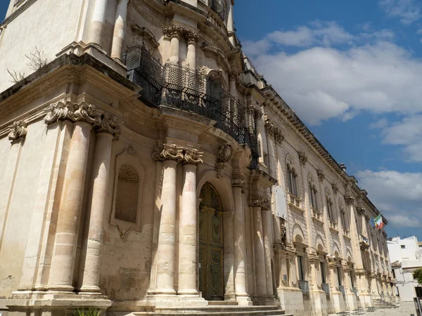 Scicli Baroque Style Ancoent Village Sicily Italy — Stock Photo, Image