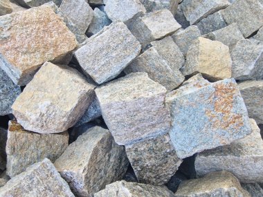 Roma kaldırım döşemesi dokusu için sampietrini granit taşlar