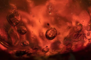 Doğal ağaç kehribar reçinesi makro yakın çekim