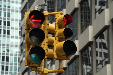 New York City Sokak Trafik Işığı Detayları