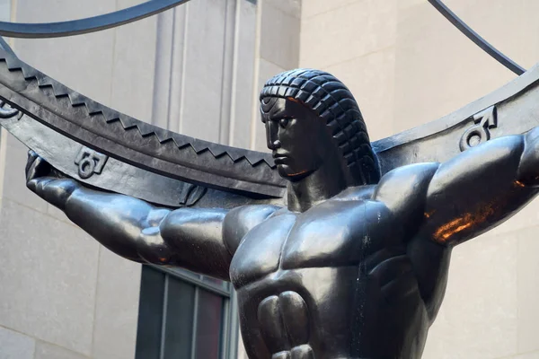 Rockfeller Center Statue New York City Manhattan — Stockfoto