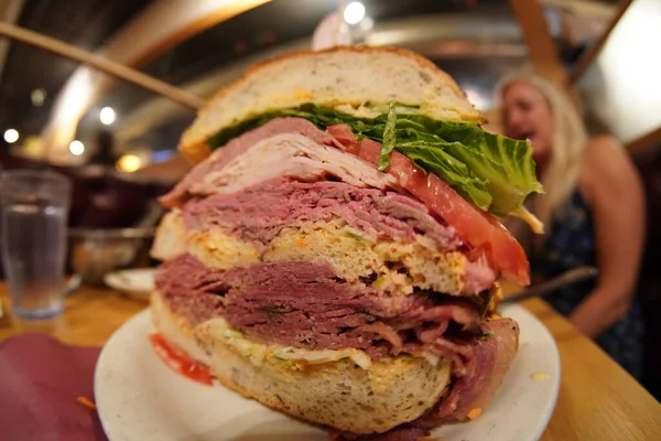 the monster biggest world sandwich in new york city deli
