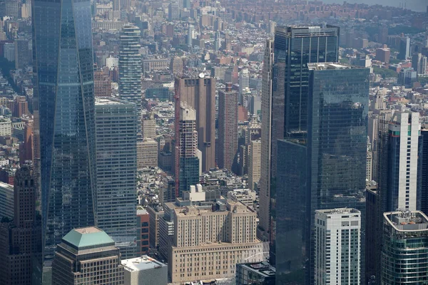 New York Stad Manhattan Helikopter Turné Antenn Stadsbild Panorama — Stockfoto