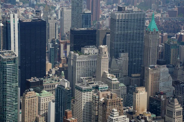 New York Şehri Manhattan Helikopter Turu Havadan Şehir Manzarası Panoraması — Stok fotoğraf