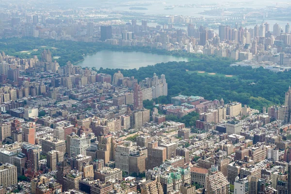 ニューヨークマンハッタンヘリコプターツアー航空都市パノラマセントラルパーク — ストック写真