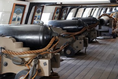 Topların Baltimore Maryland 'deki takımyıldız gemisi detayı