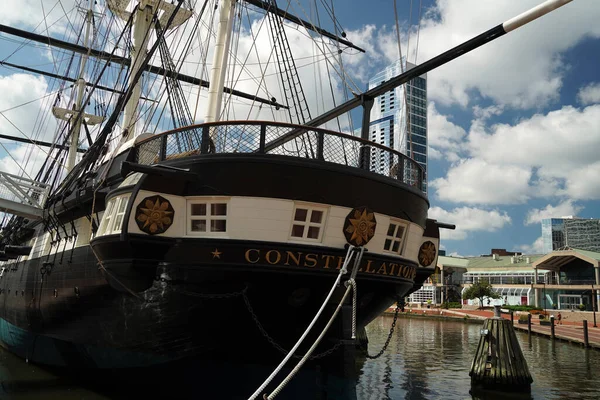 Constellation Ship Vessel Baltimore Maryland — Stock Photo, Image