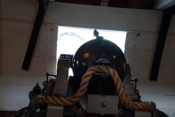 巴尔的摩的星座船大炮的细节 — 图库照片