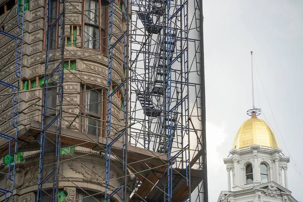 Flatiron Building Renovation New York City Manhattan — Stock Photo, Image