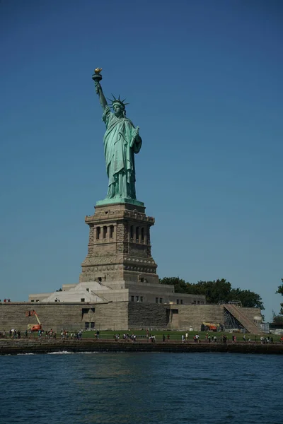 Vrijheidsbeeld New York Stad Usa — Stockfoto