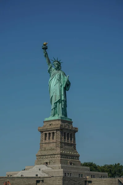 Vrijheidsbeeld New York Stad Usa — Stockfoto