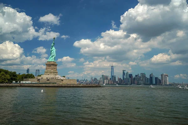 Vrijheidsbeeld New York Stad Usa — Stockfoto