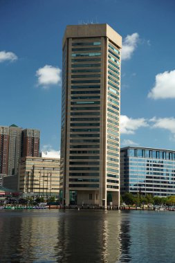 Baltimore Maryland gökdelenleri yansıma pencerelerinin ayrıntıları