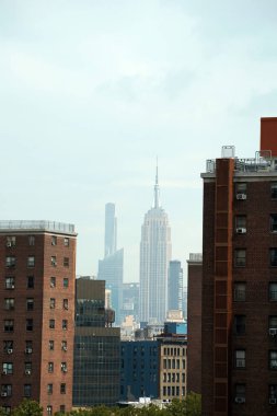 Güney Manhattan New York gökdelen binaları şehir manzarası
