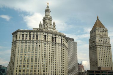 Güney Manhattan New York gökdelen binaları şehir manzarası