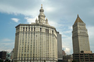 Güney Manhattan New York gökdelen binaları şehir manzarası