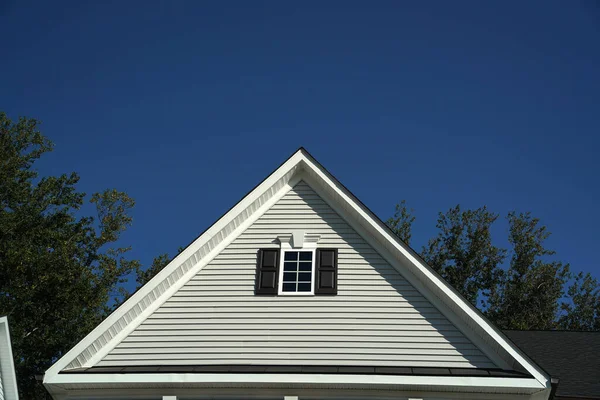 Holandská Střecha Amerického Domu Horní Střední Třídy Nové Stavební Plochy — Stock fotografie