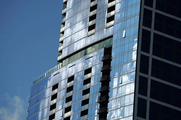 Baltimore Maryland Wolkenkratzer Detail Der Reflexion Fenster — Stockfoto