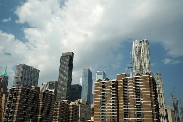 Güney Manhattan New York Gökdelen Binaları Şehir Manzarası — Stok fotoğraf