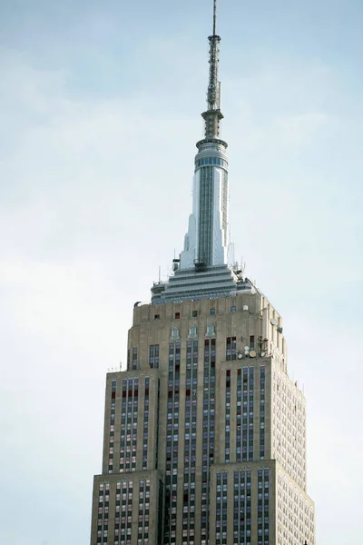 Império Estado Edifício Inferior Vista Superior Nova Iorque Cidade Manhattan — Fotografia de Stock