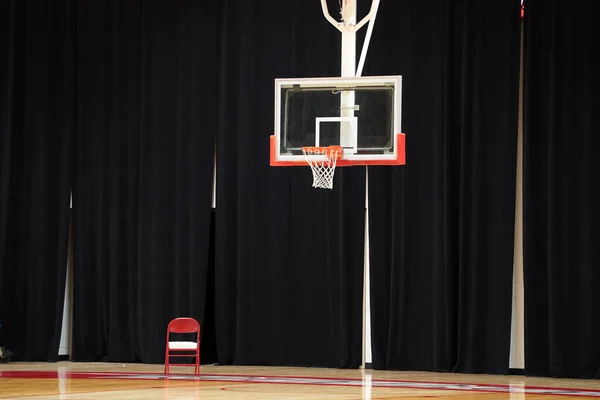 空のバスケットボールコート詳細ビュー — ストック写真