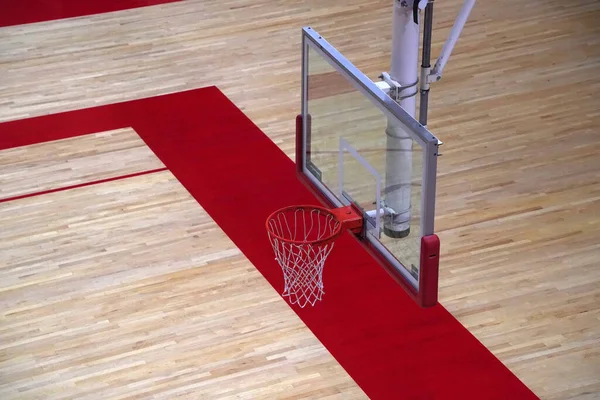 Empty Basketball Court Detail View — Stock Photo, Image